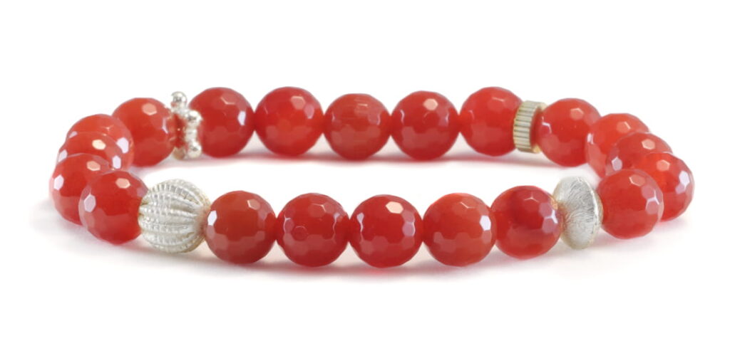 Orange Agate Bracelet